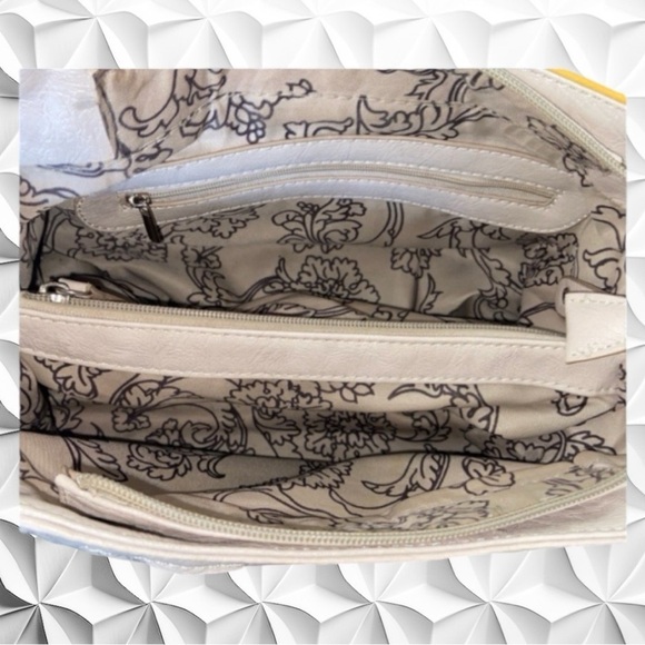 EUC Concealed Carry Boho/Western Purse Yellow & Turquoise Rhinestones - Picture 10 of 11